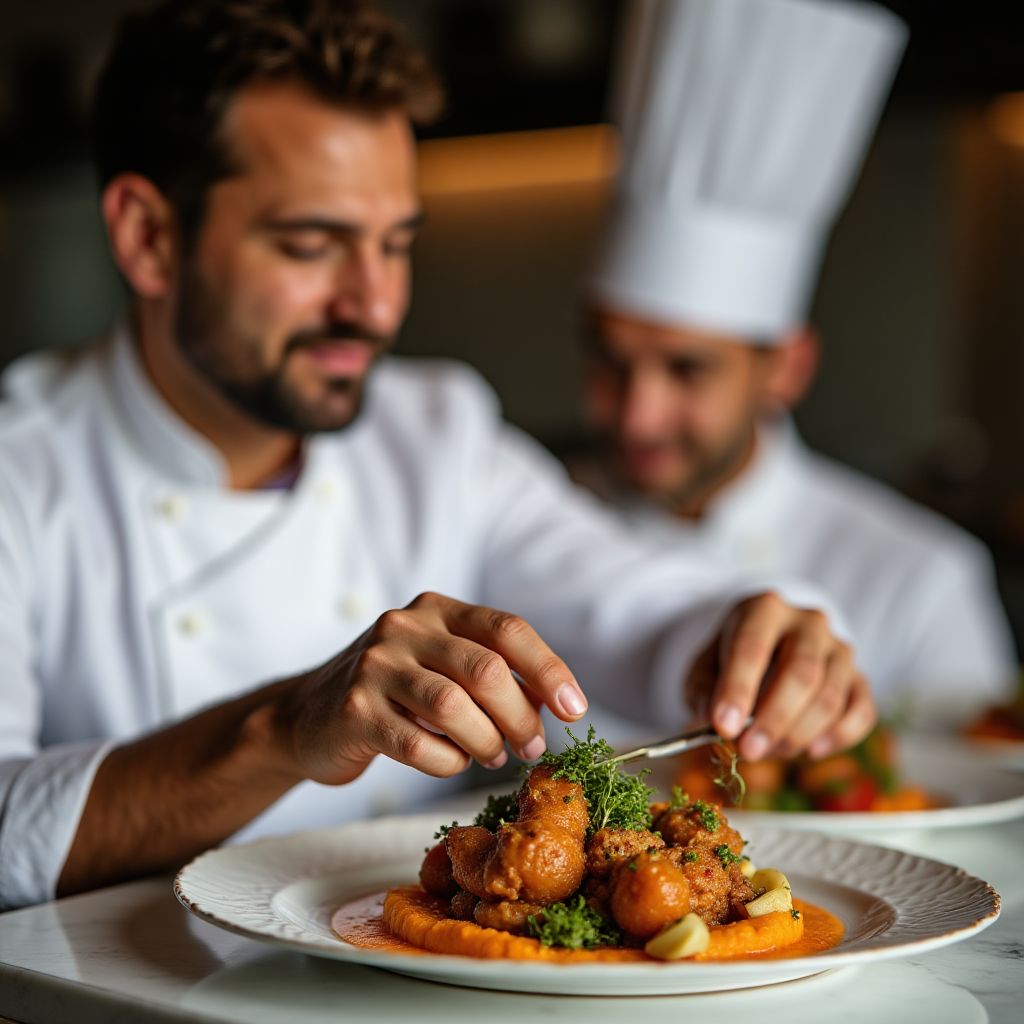 Partenariat avec un chef étoilé pour une expérience culinaire