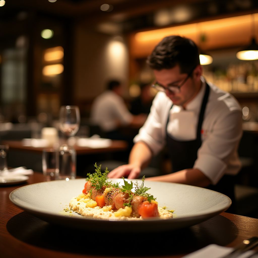 Restaurant gastronomique avec chef étoilé